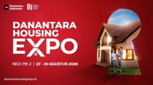 Spanduk resmi Danantara Housing Expo 2026 pameran perumahan BUMN
